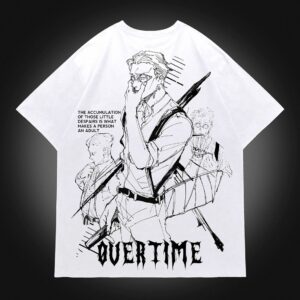 Kento Nanami Overtime Shirt | JJK Adult Despair Quote Graphic Tee