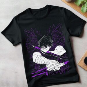 Sung Jinwoo Shadow Monarch T-Shirt | Solo Leveling Graphic Tee