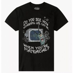Plankton Maniacal Quote T-Shirt | Funny 90s Cartoon Graphic Tee