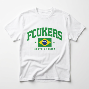Harry Styles FCUKERS South America Graphic Tee Vintage Brazil Flag Streetwear T-Shirt