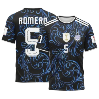 FIFA World Champions 2022 AFA Soccer Tee, Argentina Fan Graphic Shirt available at our Miami, Florida warehouse