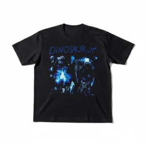 Dinosaur Jr Band Tee Blue Graphic Tee for Alternative Rock Music Fans