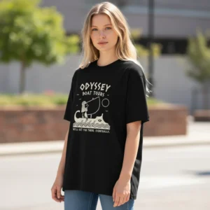 Odyssey Boat Tours Funny Graphic Tee, Sarcastic Cruise Excursion Humor T-Shirt