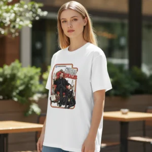 Support The Dealer Graphic Tee, Retro John Wick Inspired Action Movie Art T-Shirt