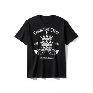 Council of Trent Tridentum Tee, Catholic History Papal Tiara Shirt, Counter-Reformation Theology Gift