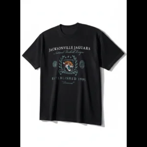 Jacksonville Jaguars Duuuval Established 1995 Tee, Retro Football Game Day Shirt