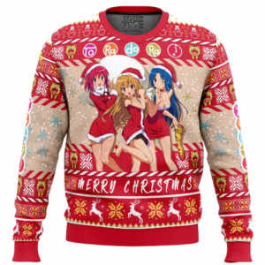 To Ra Do Ra Merry Christmas Ugly Sweater Anime Holiday Party Sweatshirt