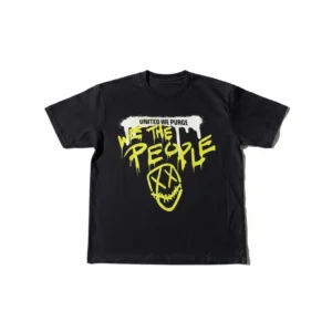 United We Purge We the People Tee, Edgy Graffiti Political Statement Graphic T-Shirt