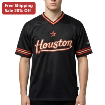 Houston Tee Vintage Retro Athletic Star Script Graphic Tee for Men, Texas City Pride Sports Fan Gift available at our Miami, Florida warehouse