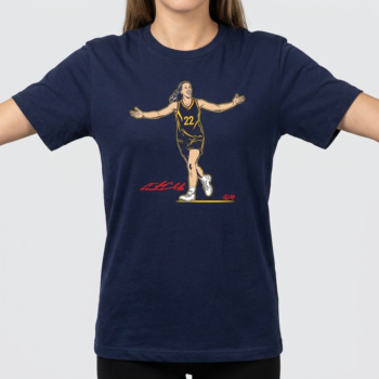 Caitlin Clark 22 Basketball Celebration Graphic T-Shirt