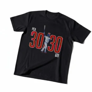 Pete Crow-Armstrong PCA 30/30 Baseball Tee, Chicago Cubs Fan Graphic T-Shirt Gift