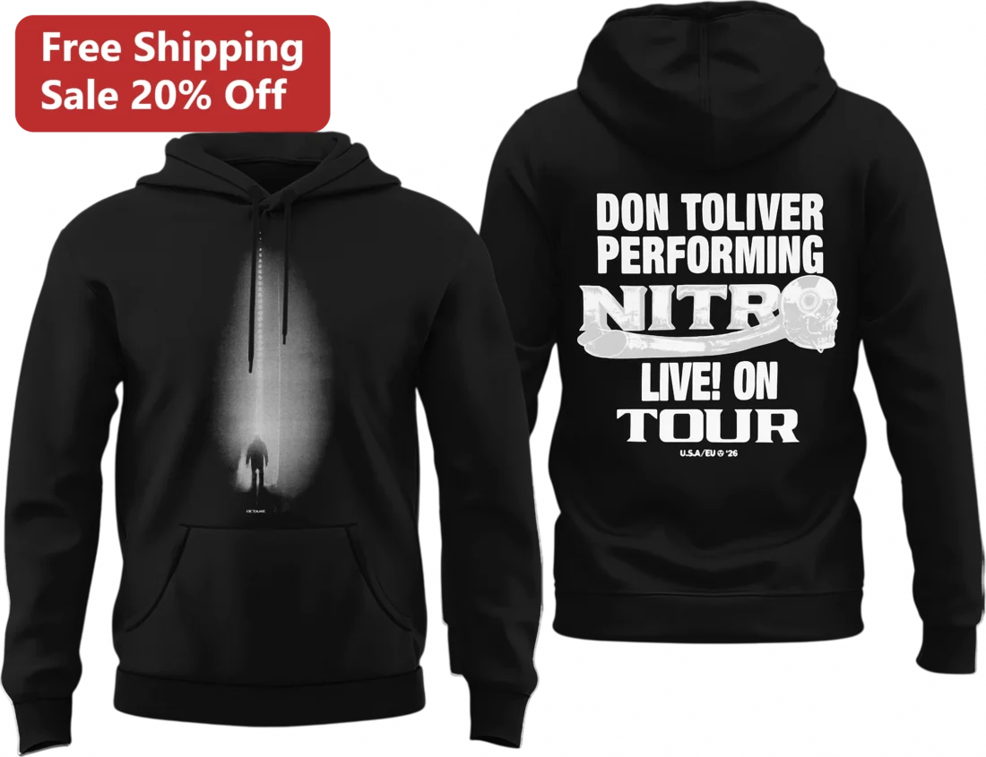 Don Toliver Nitro Live Tour 2026 USA EU Concert Hoodie, Hip Hop Fan Merch Gift available at our Miami, Florida warehouse