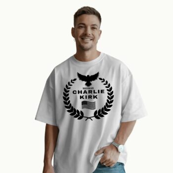 Charlie Kirk Forever In Our Hearts Memorial T Shirt