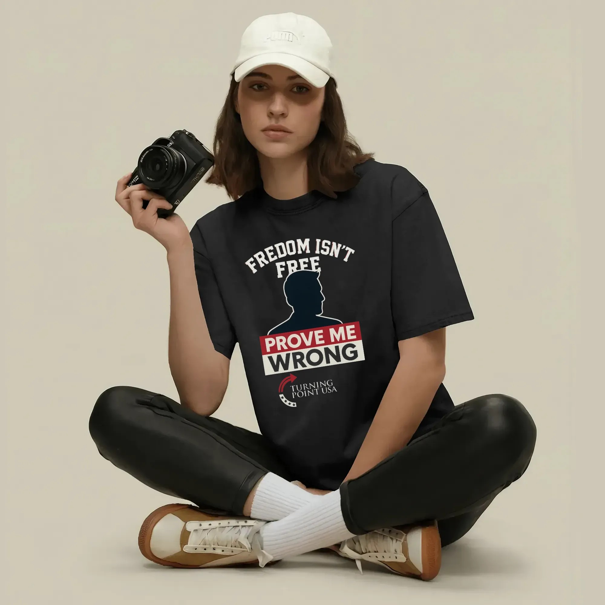 Charlie Kirk Freedom Isn't Free Prove Me Wrong Turning Point Usa T Shirt