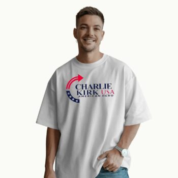 Charlie Kirk Turning Point USA American Hero 2025 T Shirt