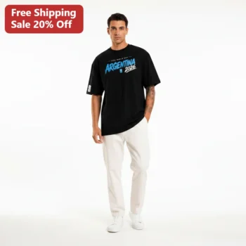 Argentina FIFA World Cup 2026 Tee, National Soccer Team Graphic T-Shirt for Football Fans available at our Miami, Florida warehouse