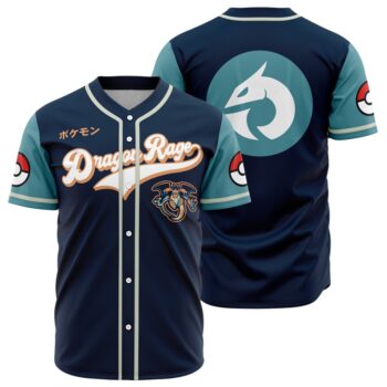 Dragon Rage Pokemon Baseball Jersey