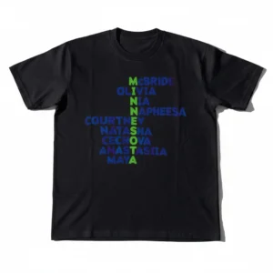 Minnesota Tee Basketball Team Roster Graphic Shirt, Minnesota Pride Fan Gift Tee