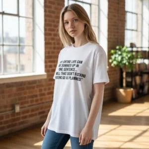 Well That Didn't Go As Planned Tee Funny Sarcastic Adult Humor Quote Shirt for Men and Women