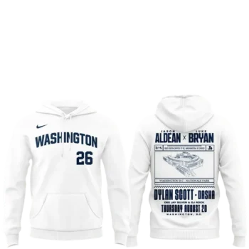 Jason Aldean x Luke Bryan Washington 26 Nationals Park Hoodie, Country Music Tour Concert Pullover S available at our Miami, Florida warehouse