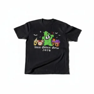 Oogie Boogie Bash 2026 Tee Mickey Mouse Halloween Party Graphic Shirt