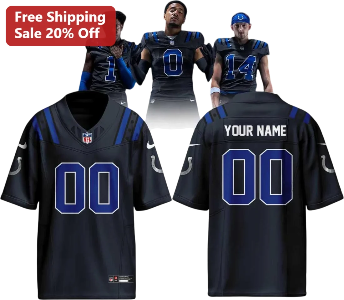 Indianapolis Colts Players Tee Custom Name Personalized NFL Football Fan Gift available at our Miami, Florida warehouse