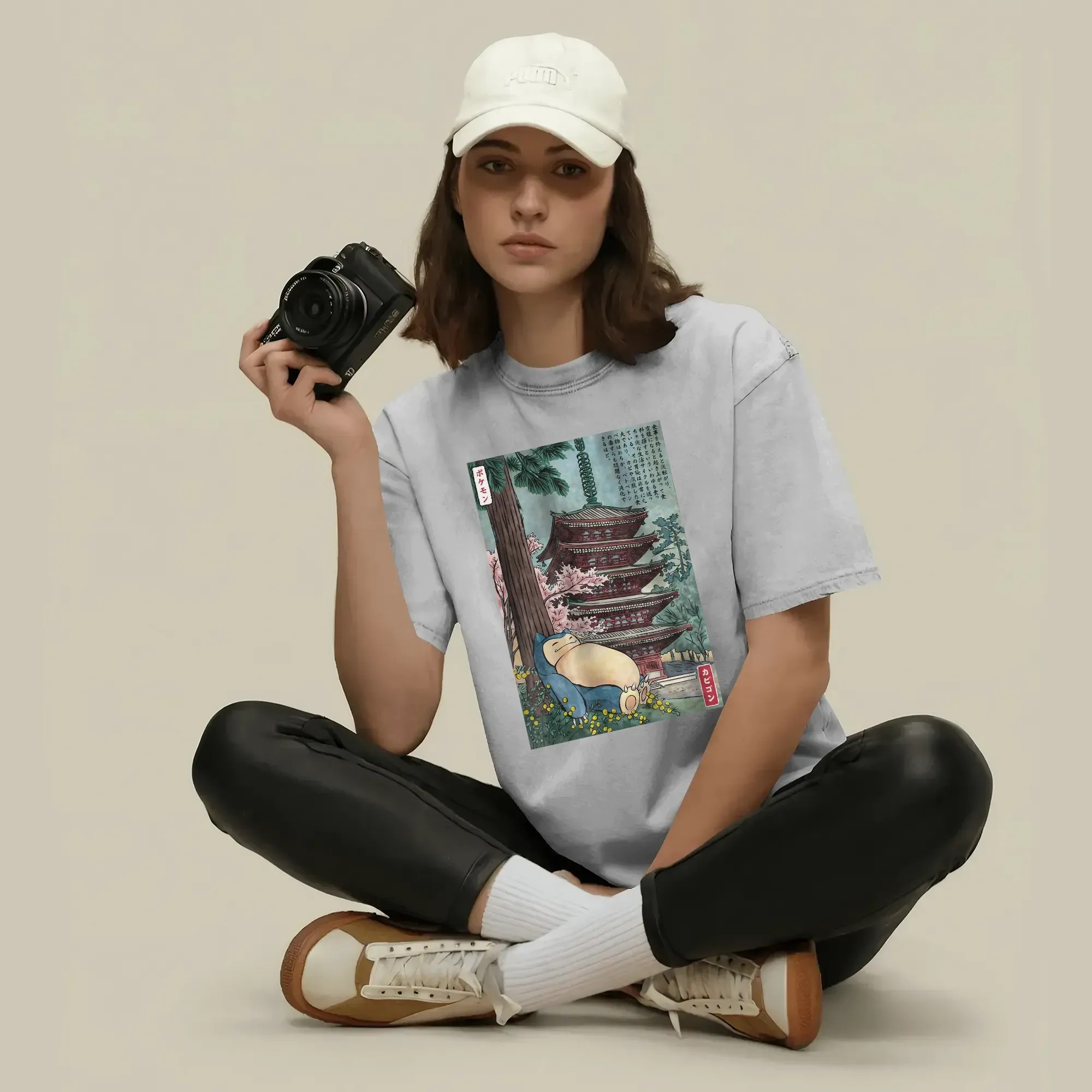 Pokemon Snorlax Vintage T Shirt, Anime Shirt for Fans and Collectors