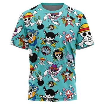 Strawhats Jolly Roger One Piece 3D T Shirt