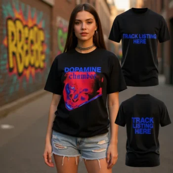 Dopamine Chamber Tee Vintage Psychedelic Graphic T-Shirt Alternative Streetwear Music Shirt available at our Miami, Florida warehouse