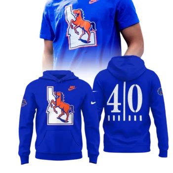 Idaho Broncos Football Hoodie, Boise State Fan Pullover Sweatshirt Game Day Apparel available at our Miami, Florida warehouse