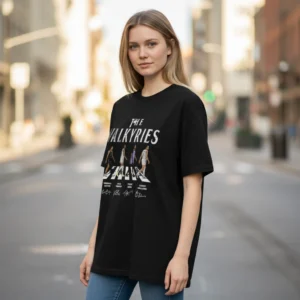 The Valkyries Basketball Abbey Road Crosswalk Graphic Tee, Vintage WNBA Fan Apparel Game Day Shirt
