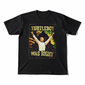 Turtleboy Was Right Tee Funny Internet Meme Graphic T-Shirt