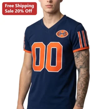 Customizable Football Style Spirit Jersey Tee, Personalized Custom Name Number Varsity Game Day Shir available at our Miami, Florida warehouse