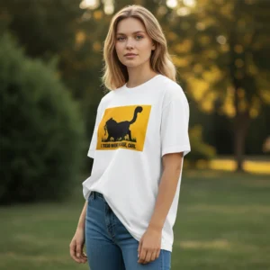 I Tread Where I Please Carl Tee, Dungeon Crawler Carl Princess Donut Cat Graphic T-Shirt, Funny Bookish Fantasy Reader Gift