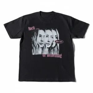 Fuck Or Something Adult Humor Tee Sarcastic Statement Graphic T-Shirt