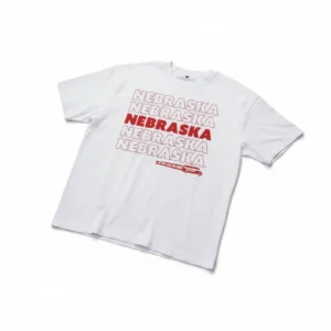 Nebraska Tee Shirt, Retro Stacked State Pride Graphic Tee, Game Day Souvenir Gift for Men and Women
