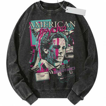 American Psycho Sweatshirt, Halloween Sweatshirt, Horror Movie Sweatshirt, Vintage Sweater