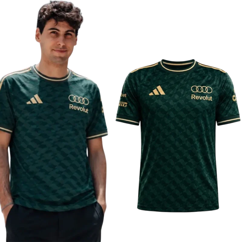 Audi Revolut Tee Formula 1 Racing Team Graphic Jersey Shirt for Motorsport Fans available at our Miami, Florida warehouse