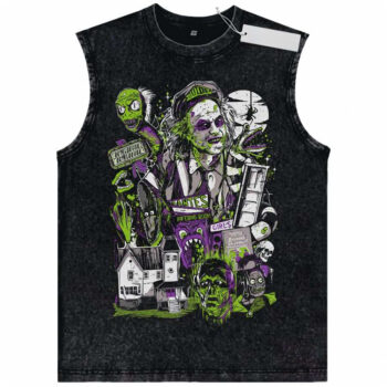 Beetlejuice Tank Top, Halloween Tank Top, Horror Movie Tank Top, Vintage Tank Top