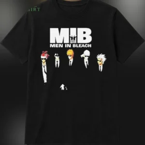 Bleach Anime Graphic Tee Men In Bleach Ichigo Parody Manga Shirt Gift