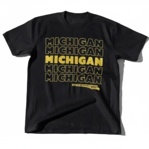 Hail to the Victors Michigan Tee, Football Game Day Unisex Shirt
