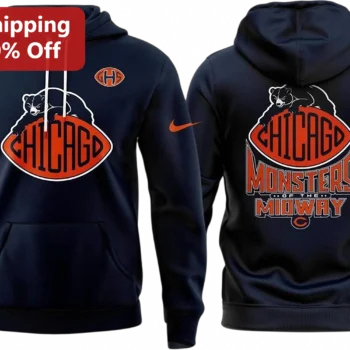 Chicago Monsters of the Midway Hoodie, Chicago Football Fan Gift, NFL Team Sweatshirt for Men and Wo available at our Miami, Florida warehouse