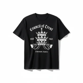 Council of Trent Tridentum Tee, Catholic History Papal Tiara Shirt, Counter-Reformation Theology Gift