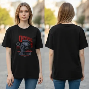 Odyssey World Tour BC Troy Limited Edition Tee, Greek Mythology Band Parody Graphic Shirt