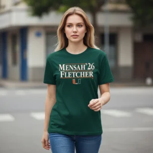 Miami Hurricanes Custom Name Football Game Day Tee, Personalized College Spirit Shirt for Fans