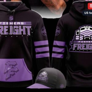 Fishers Freight Hoodie Football Game Day Apparel Graphic Sweatshirt Gift for Fans available at our Miami, Florida warehouse