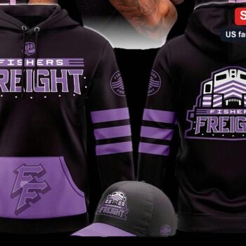 Fishers Freight Hoodie Football Game Day Apparel Graphic Sweatshirt Gift for Fans available at our Miami, Florida warehouse