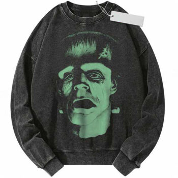 Frankenstein Sweatshirt, Halloween Sweatshirt, Horror Sweatshirt, Vintage Sweater