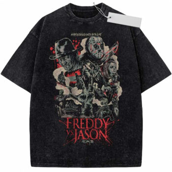 Freddy Krueger Shirt, Jason Voorhees Shirt, Horror Shirt, Halloween Shirt, Vintage Tee
