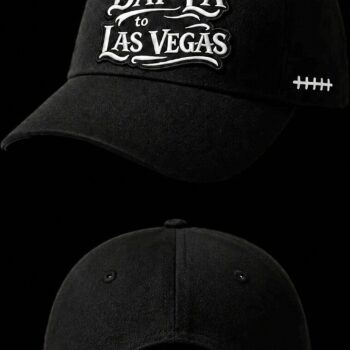 From the Bay to LA to Las Vegas Cap Embroidered Football Fan Baseball Hat available at our Miami, Florida warehouse